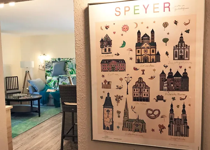 Apartment Dompanorama Der Kleine Dschungel Fuer 2-4 Pers Speyer